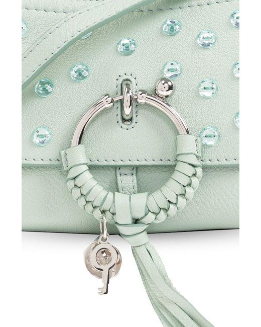See By Chloé Green Joan Zip-up Mini Top Handle Bag