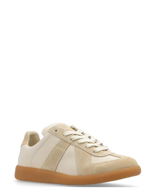 Maison Margiela Brown Replica Lace-up Sneakers