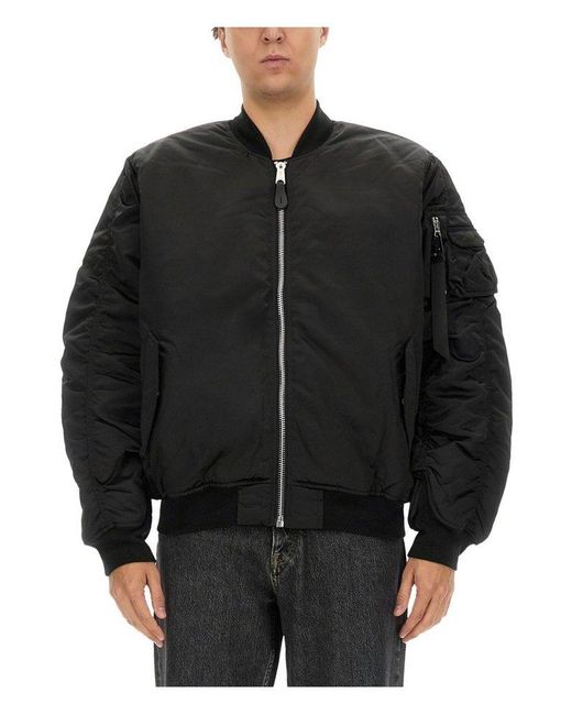 Alpha Industries Black Bomber Ma-1 Jacket
