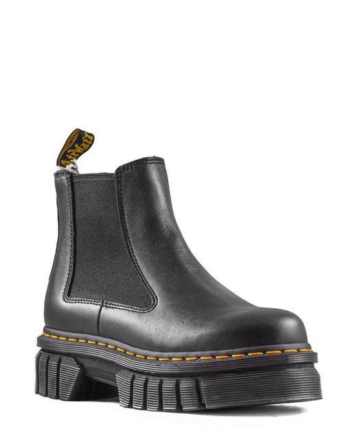 Dr. Martens Black Round Toe Chelsea Boots