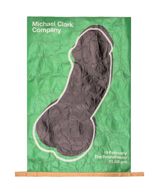 J.W. Anderson Green Michael Clark Oversize Clutch Bag for men