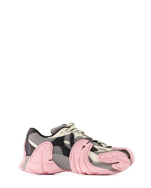 CAMPERLAB Pink Tormenta Low-Top Sneakers