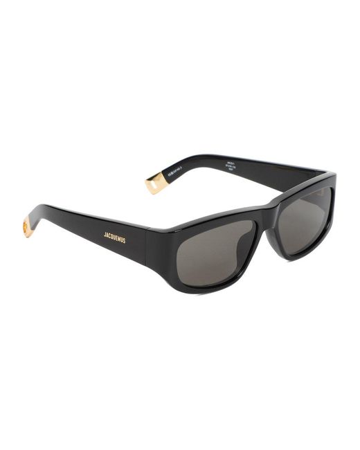Jacquemus Gray Rectangle Frame Sunglasses