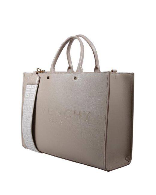 Givenchy Gray Medium G-tote Shopping Bag