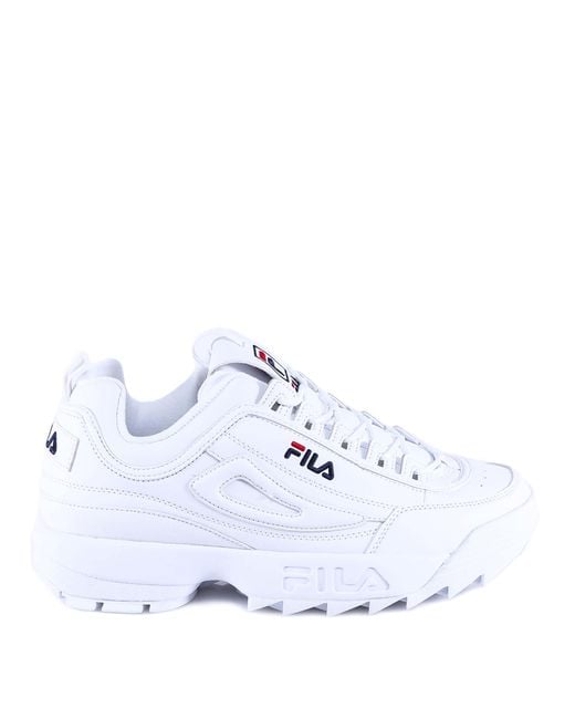 Fila Synthetic Disruptor Chunky Sneakers in White for Men - Lyst