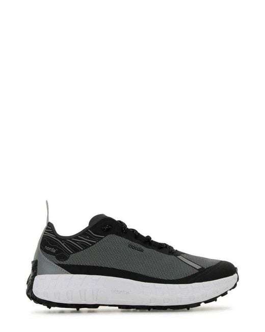 Norda Black Trail Running Sneakers for men