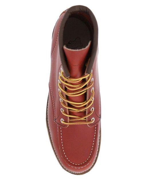 Red Wing Red Classic Moc Lace-up Boots for men
