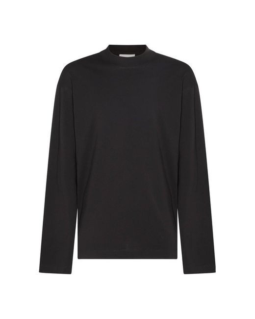 Dries Van Noten Black Cotton T-shirt for men