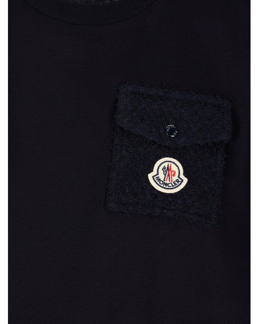 Moncler Black T-Shirts And Polos