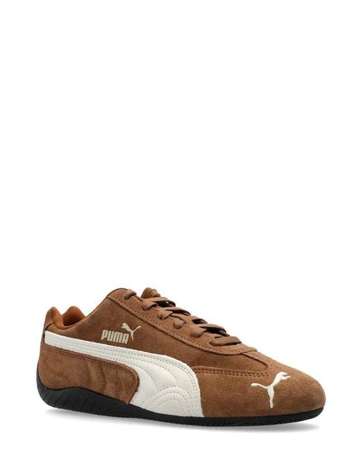 PUMA Brown Speedcat Og Low-Top Sneakers