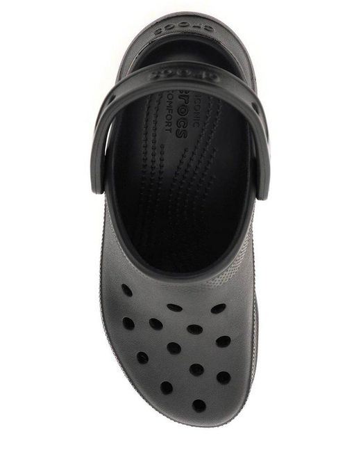 CROCSTM Black Bae Platform Clogs