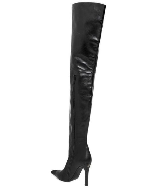 Balenciaga Odeon Over-the-knee Boots in Black | Lyst