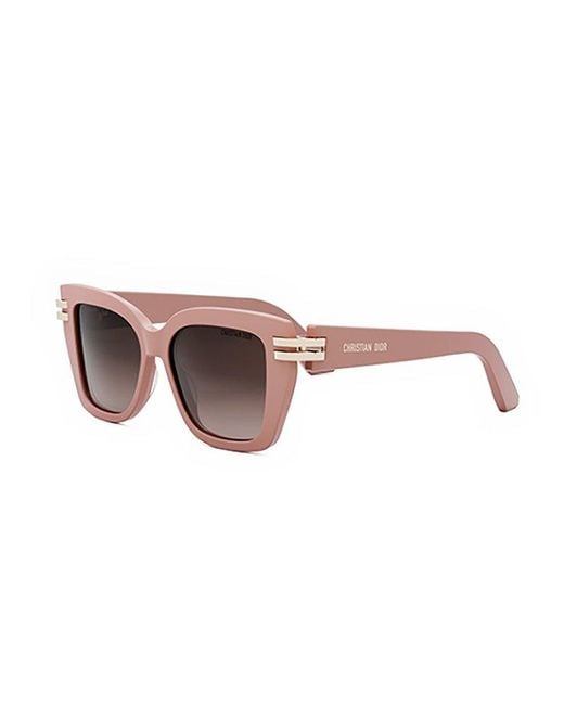 Dior Brown Cdior S1i Square Frame Sunglasses