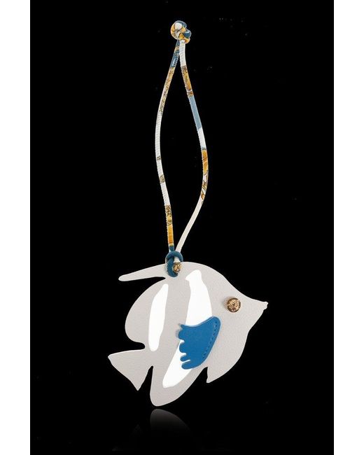 Versace Black The Shape Of A Fish Keychain
