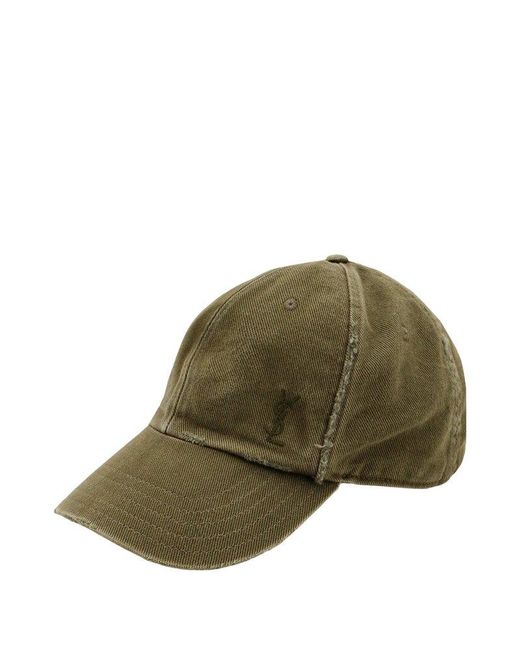 Saint Laurent Green Hat