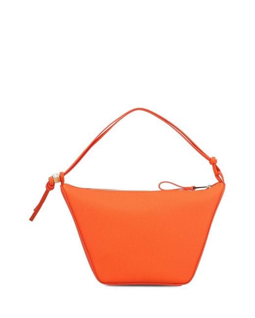 Loewe Orange Hammock Mini Hobo Bag