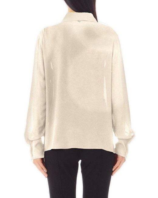 Liu Jo Natural Crepe De Chine Top