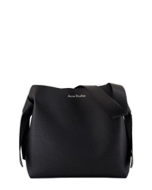 Acne Black Musubi Midi Shoulder Bag