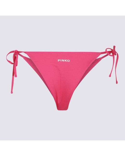 Pinko Pink Low-waist Bikini Bottoms