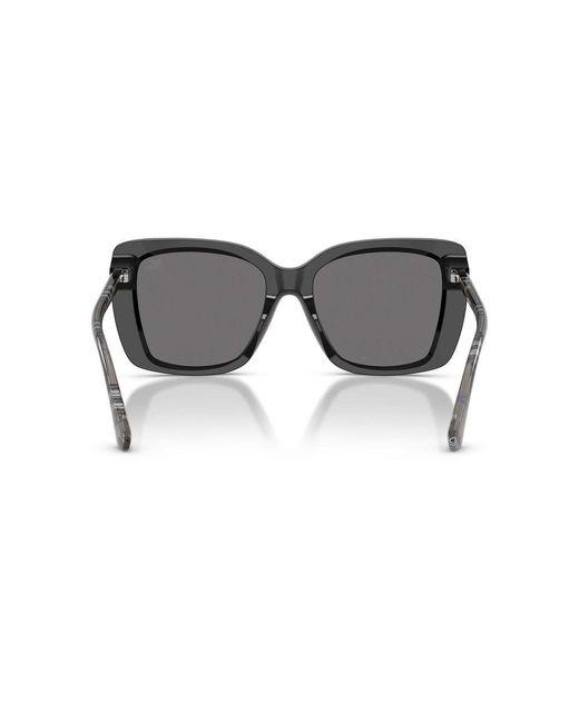 Burberry Gray Square Frame Sunglasses