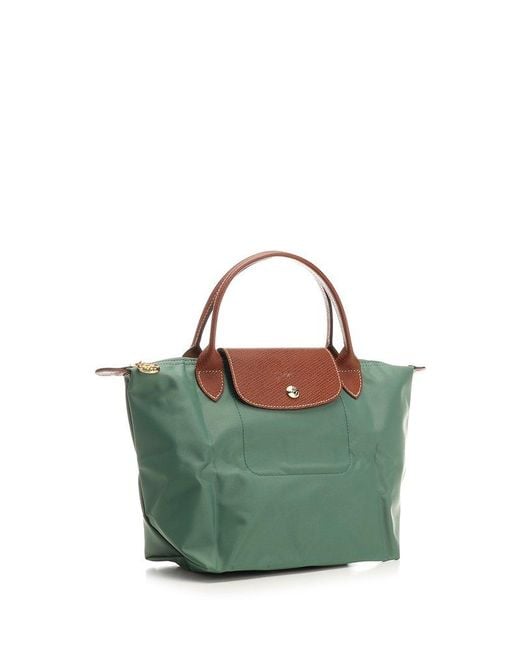 Longchamp Green Small Le Pliage Original Tote Bag
