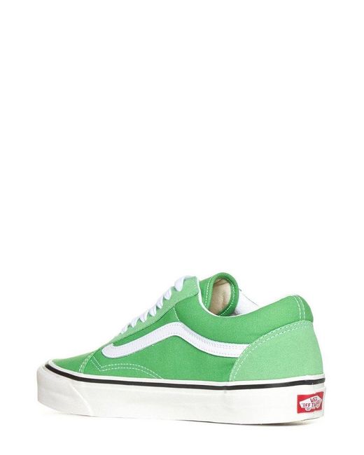 Vans Green Old Skool Lace-up Sneakers for men