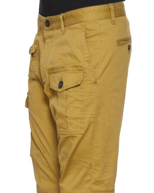 DSquared² Yellow Pants for men