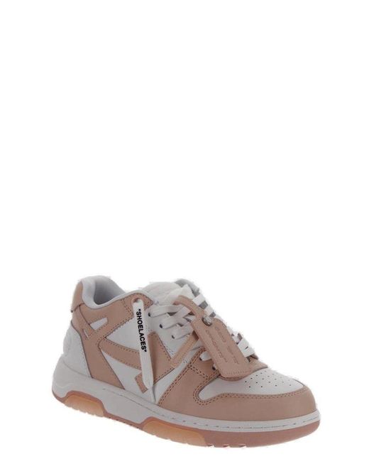 Off-White c/o Virgil Abloh Gray Round Toe Low-top Sneakers
