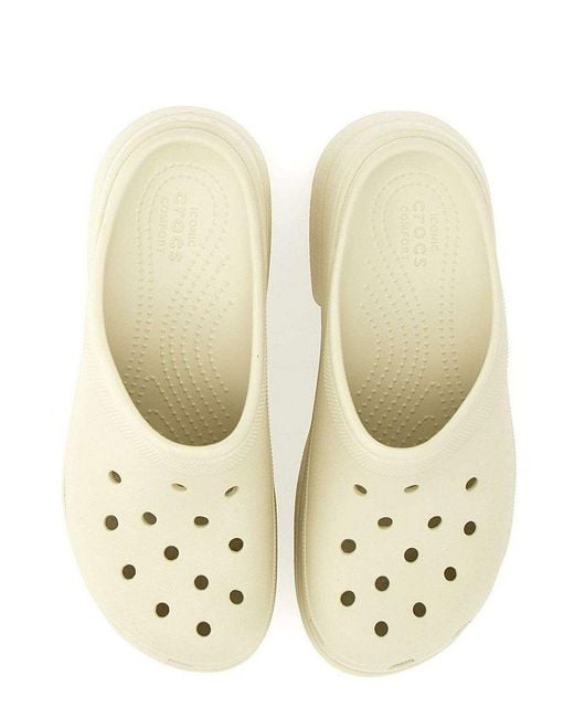 CROCSTM Natural Siren High-Heeled Clogs