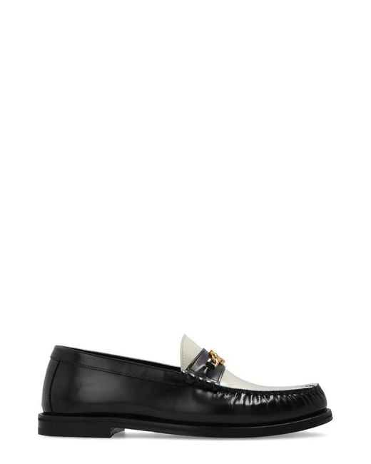 Amiri Black Ma Chain Loafers for men