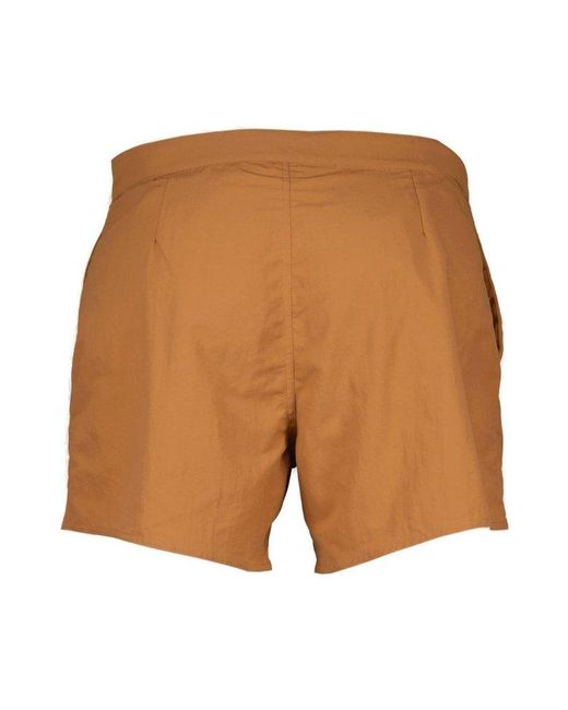 Saint Laurent Brown Drawstring Swim Shorts for men