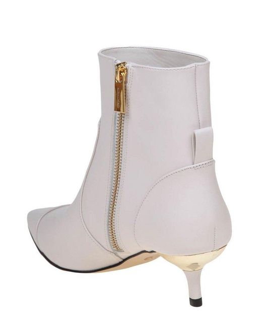 Michael kors store white ankle boots