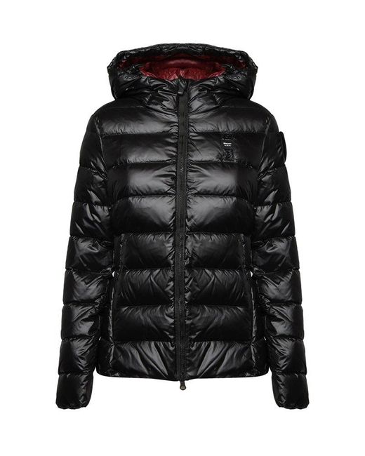 Blauer Black Charme Zipped Puffer Jacket