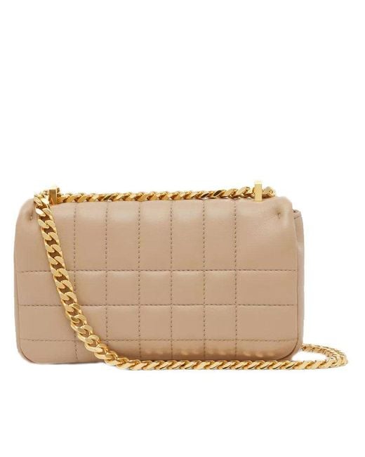 Burberry Natural Quilted Leather Lola Mini Bag