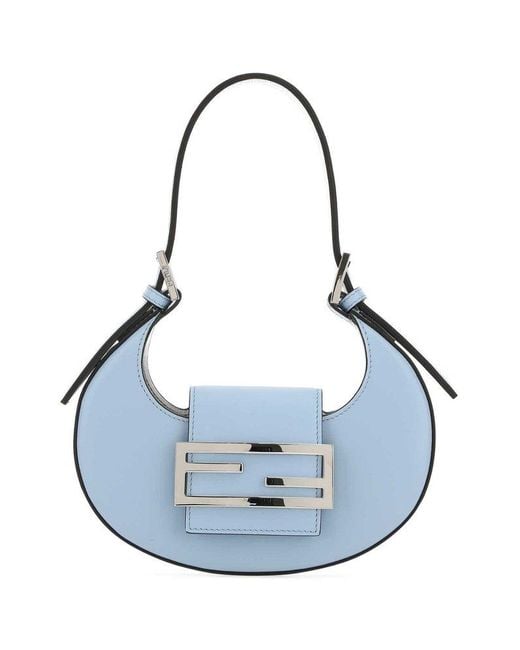 Fendi Blue Cookie Mini Hobo Bag