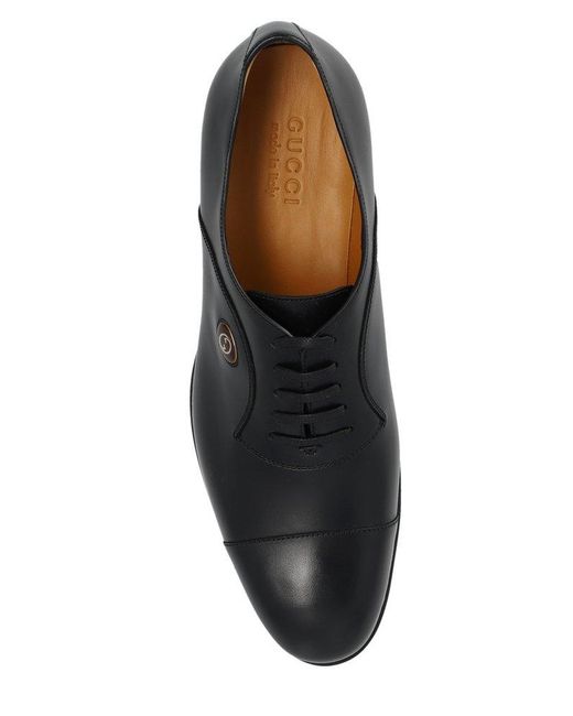 Gucci Black Lace-up Shoe for men