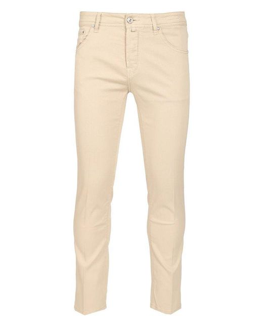 Jacob Cohen Natural Scott Slim Carrot 5 Pocket Jeans for men