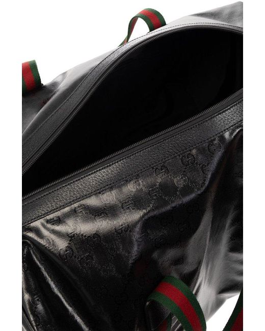 Gucci Duffle Maxi Duffel Bag in Black for Men Lyst