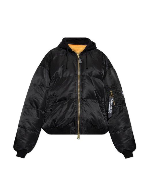 Vetements Reversible Jacket Type Bomber in Black for Men | Lyst Vetements Reversible Jacket Type Bomber in Black for Men | Lyst
