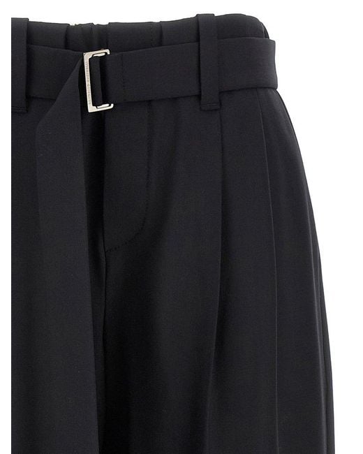 Brunello Cucinelli Blue Belted Pants