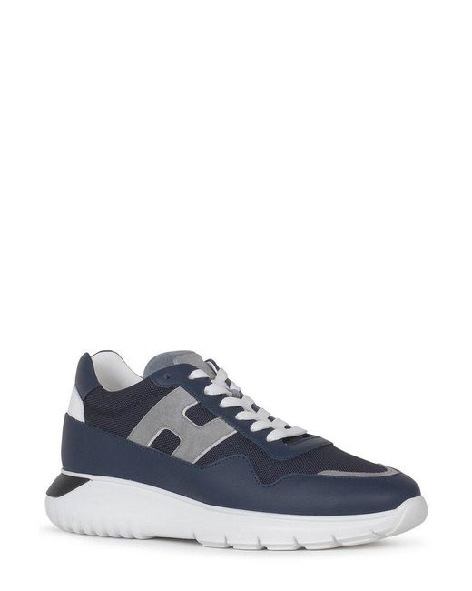 Hogan panelled best sale sneakers