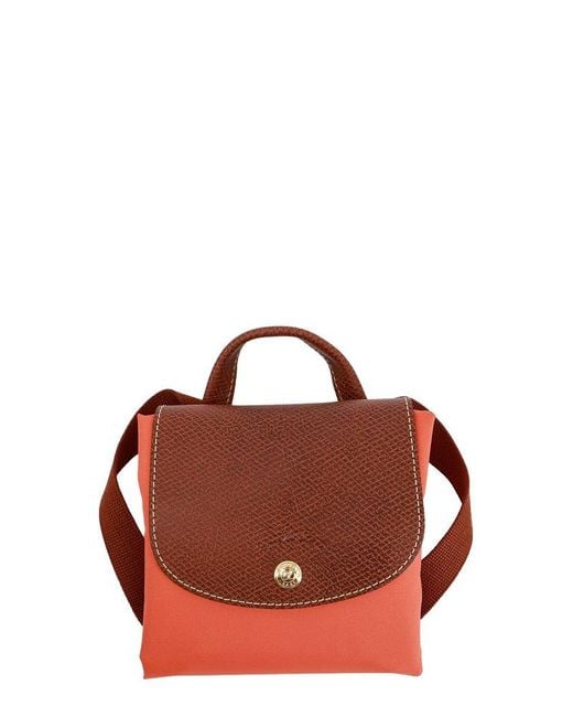Longchamp Red Backpack Le Pliage