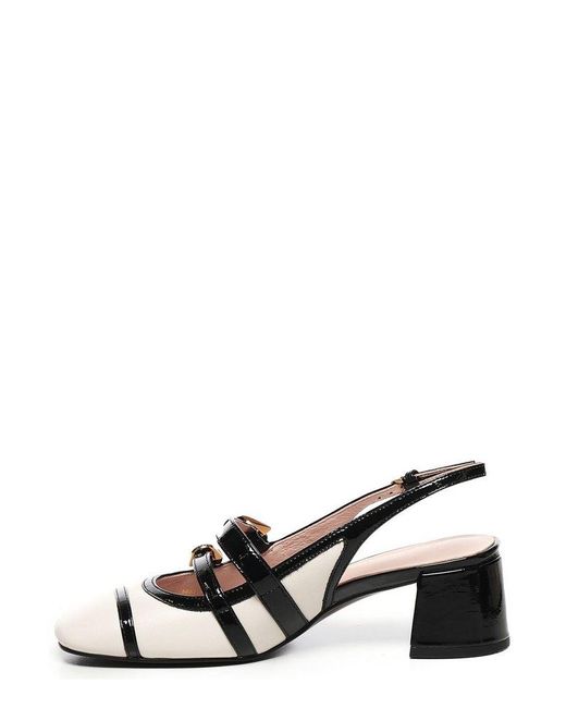 Coccinelle White Maia Slingback Pumps