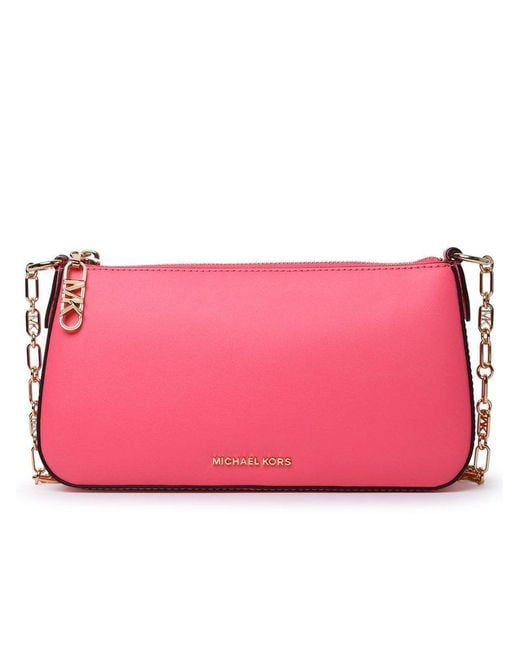 Michael Kors Pink Empire Chain-linked Medium Shoulder Bag