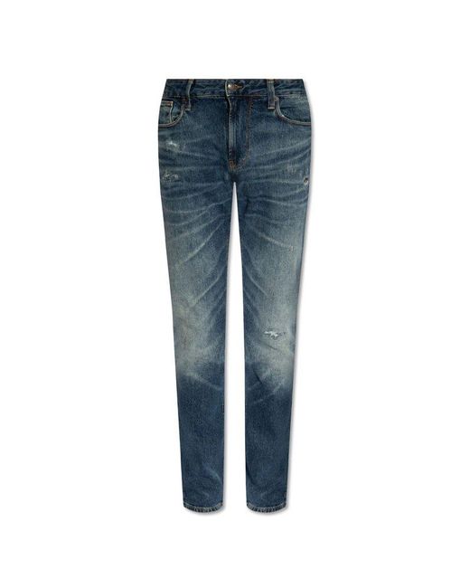 Emporio Armani Blue Slim-fit Jeans, for men
