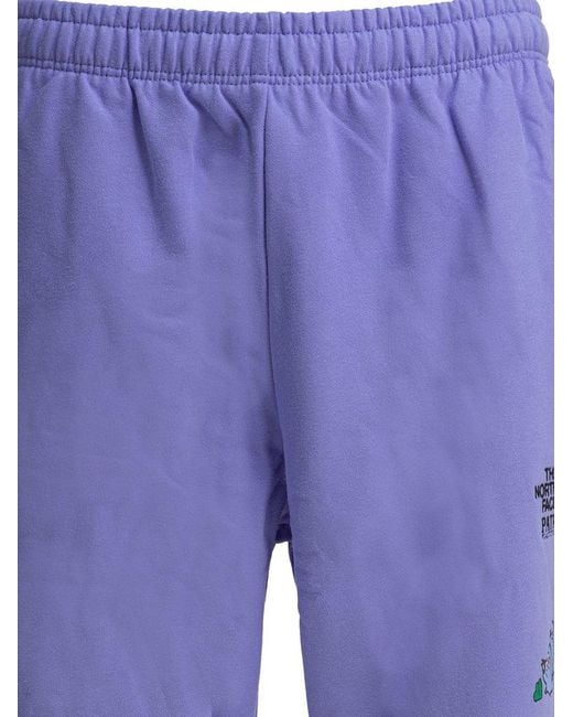 The North Face Blue Relaxed Mountain Cleanup Jogging Pants for men