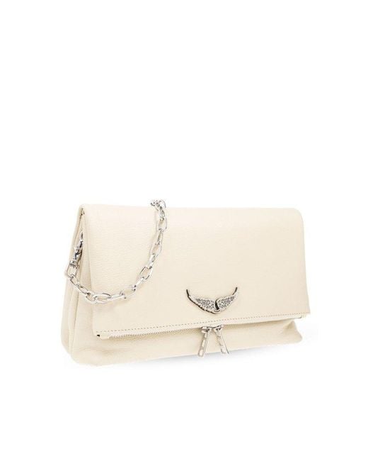 Zadig & Voltaire Natural 'rocky Swing Your Wings' Shoulder Bag