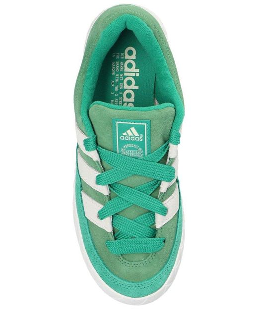 Adidas Originals Green Adimatic Lace-up Sneakers