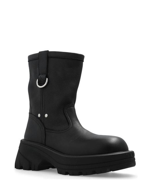 1017 ALYX 9SM Black D-ring Word Boots