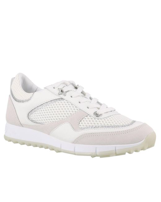 Jimmy Choo White Java/f Low Top Trainers